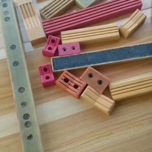 Tractor rubber block